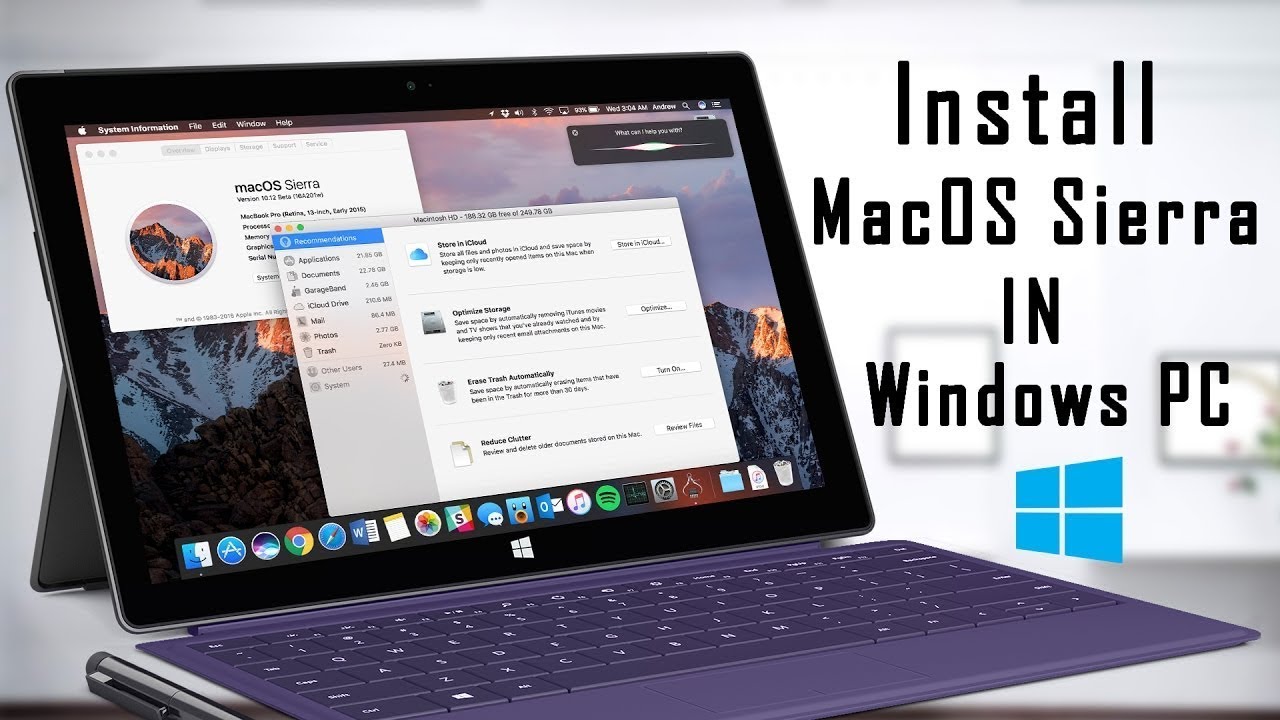Install Mac Os On Windows